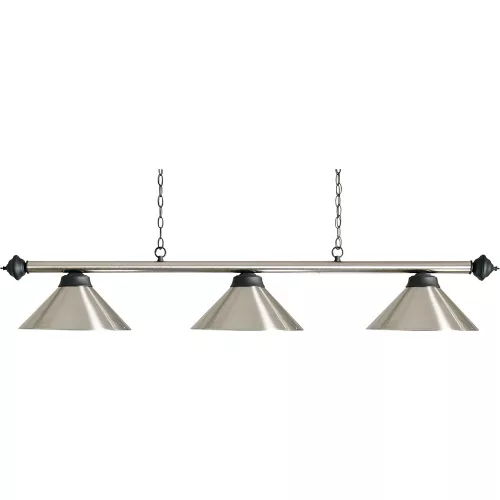 Biliardová lampa Buffalo Baron 3 brúsený kov