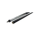 Pool biliardové tágo Maxton Fiber biele, dvojdielne, 148cm, 13mm koža