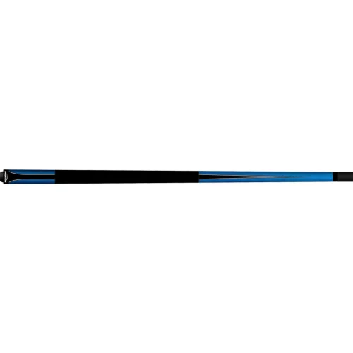 Pool biliardové tágo Maxton Fiber modré, dvojdielne, 148cm, 13mm koža