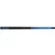 Pool biliardové tágo Maxton Fiber modré, dvojdielne, 148cm, 13mm koža