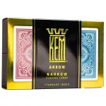 Pokrové karty Kem Paisley Bridge 100% plastové, 2 balíčky