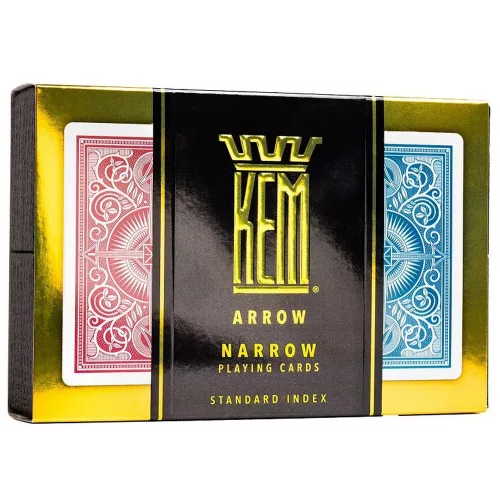 Pokrové karty Kem Paisley Bridge 100% plastové, 2 balíčky