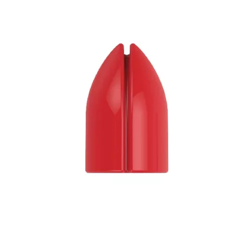 Ochranné krúžky na násadky L-Style Shell Lock Ring plastové červené 6ks