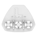 L-Style Gomu návlek, fixácia násadiek, biela, 6ks