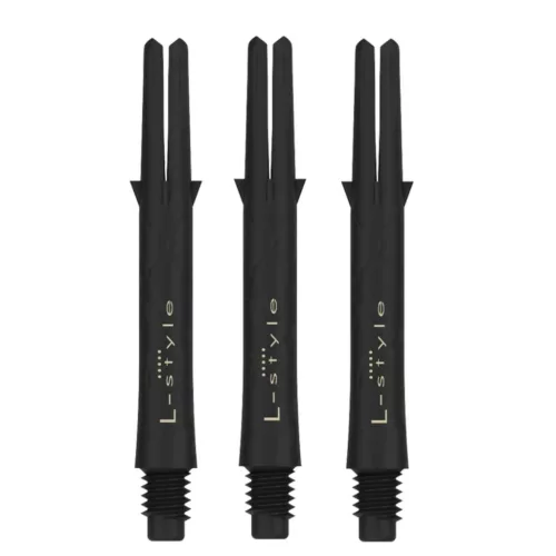 Násadky na šípky L-Style Carbon 260 čierne stredné 42mm