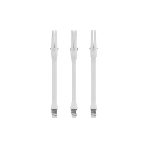 Násadky na šípky L-Style Locked Slim biele, 44mm