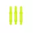 Násadky na šípky L-Style Locked Straight Neónovo žlté L190, krátke 35mm