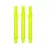 Násadky na šípky L-Style Locked Straight Neónovo žlté L330, dlhé 49mm