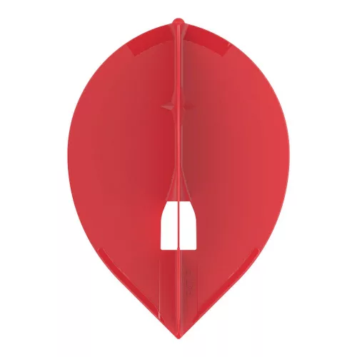 Letky na šípky L-Style Pro L2 Teardrop, červené
