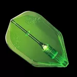 Letky na šípky L-Style Fantom L3EZ, zelené