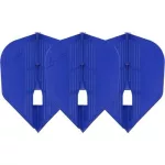 Letky na šípky L-Style L3 Shape Kami modré