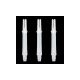 Násadky na šípky L-Style Straight 190, biele, krátke, 19mm