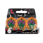 Letky na šípky L-Style L3 Pro Jules Van Dongen, oranžové