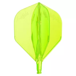 Letky na šípky L-Style L-System 1P L1 Neon žlté