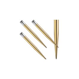 Hroty na šípky kovové Mission Glide plain 30mm, zlaté - 3ks