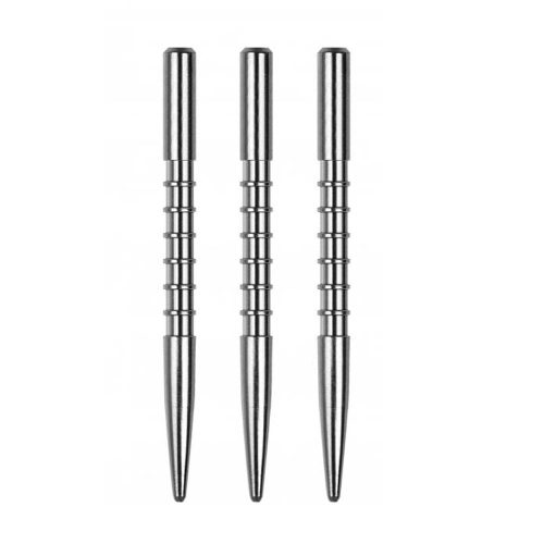 Hroty na šípky Mission steel Probe V1, kovové 32mm, strieborné