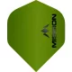 Letky na šípky Mission Logo No2, mätovo zelené, standard 100 micron