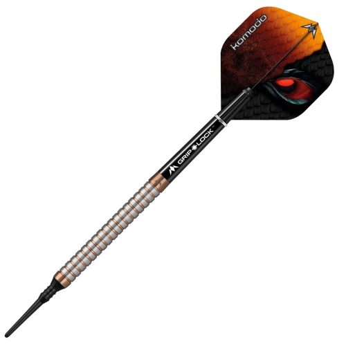 Šípky soft Mission Komodo GX M1, 20g straight, mikro grip, 90% wolfram