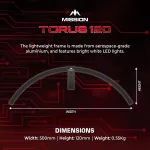 Mission Torus 120, prenosné LED osvetlenie terča