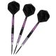 Šípky steel Mission James Hurrell Black PVD-Electro Purple 24g, 90% wolfram