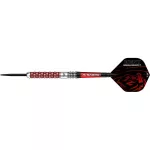 Šípky steel Mission Roman Benecký Black-Red PVD 22g, 90% wolfram