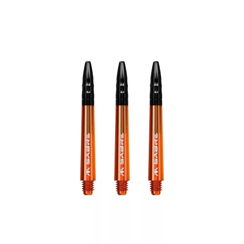 Násadky na šípky Mission Sabre oranžové kovový top, stredné+ 44,5mm