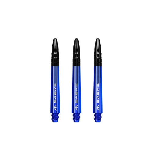 Násadky na šípky Mission Sabre modré kovový top, stredné+ 44,5mm
