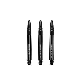 Násadky na šípky Mission Sabre čierne kovový top, stredné+ 44,5mm