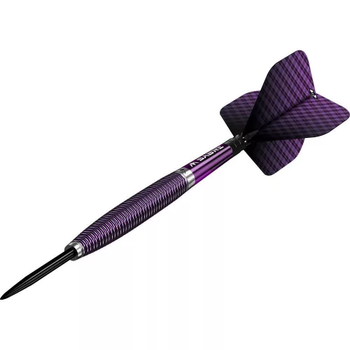 Sada steel šípok Mission Chloe OBrien Electro Purple 23g, 95% wolfram