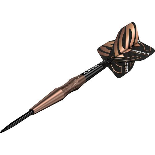 Šípky steel Mission Connor Scutt V2 Bronze PVD 22g, 90% tungsten