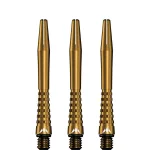 Násadky na šípky Mission Atom13 hliníkové, zlaté, stredné 41mm