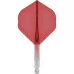 Mission Force 90 priehľadné červené, štandardné No2 letky a krátke násadky