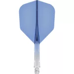 Mission Force 90 priehľadné modré, štandardné No6 letky a krátke násadky