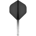 Mission Force 90 priehľadné čierne, štandardné No2 letky a stredné násadky