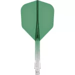 Mission Force 90 priehľadné zelené, štandardné No6 letky a stredné násadky