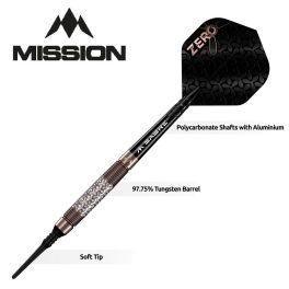 Sada soft šípok Mission Zero Bronze PVD 18g, 97,5% wolfram