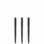 Hroty na steel šipky Mission Caliburn EVO Grooved 26mm čierne 3ks