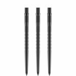 Hroty na steel šipky Mission Caliburn EVO Grooved 38mm čierne 3ks