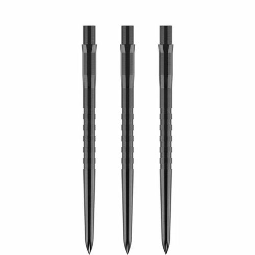 Hroty na steel šipky Mission Caliburn EVO Grooved 38mm čierne 3ks