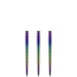 Hroty na steel šipky Mission Caliburn EVO Grooved 26mm dúhové 3ks