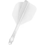 Mission Force 90 Vortex biele integrované No6 letky a stredné násadky na šípky