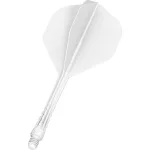 Mission Force 90 Vortex biele integrované No2 letky a dlhé násadky na šípky