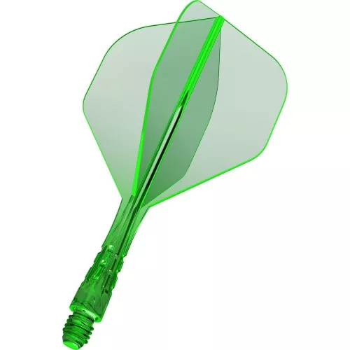 Mission Force 90 Vortex priehľadné zelené integrované No2 letky a krátke násadky