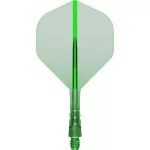 Mission Force 90 Vortex priehľadné zelené integrované No2 letky a krátke násadky