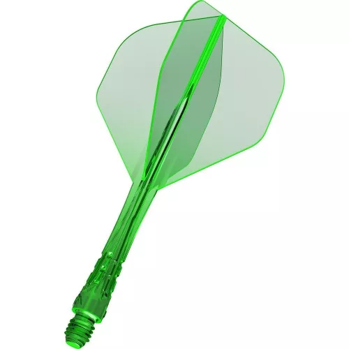 Mission Force 90 Vortex priehľadné zelené integrované No2 letky a stredné násadky