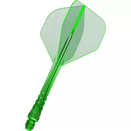 Mission Force 90 Vortex priehľadné zelené integrované No2 letky a dlhé násadky