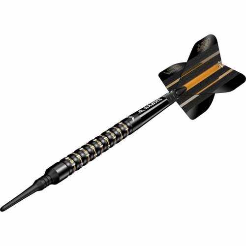 Šípky soft Mission Mike De Decker Black and Gold PVD 20g, 95% wolfram