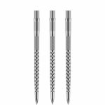 Hroty na steel šípky Mission Caliburn EVO Ripple 38mm strieborné