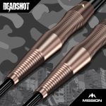 Šípky steel Mission Dead Shot 23g bronz 95% wolfram