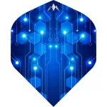 Šípky steel Mission ION 22g strieborno-modré 95% wolfram